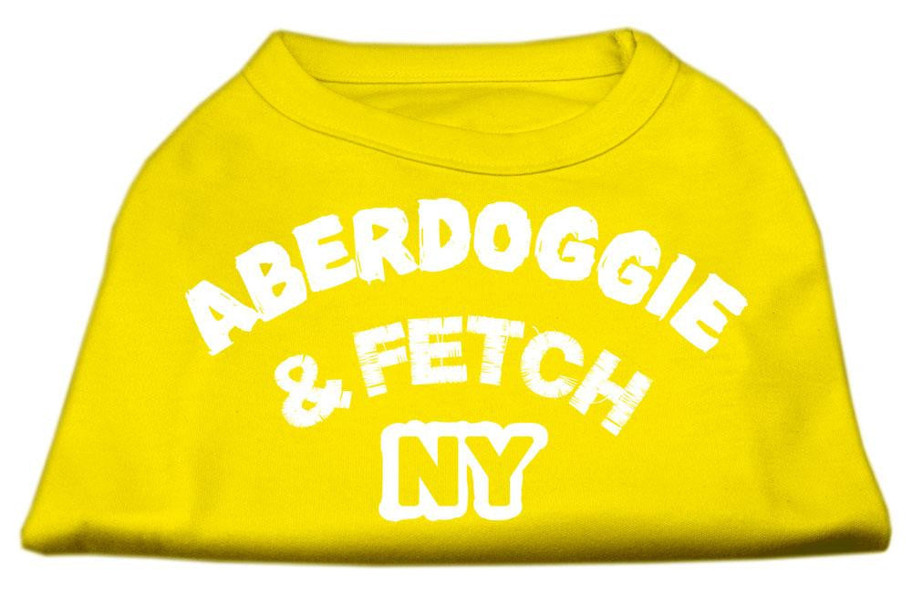 Aberdoggie NY Screenprint Shirts Yellow XS (8)