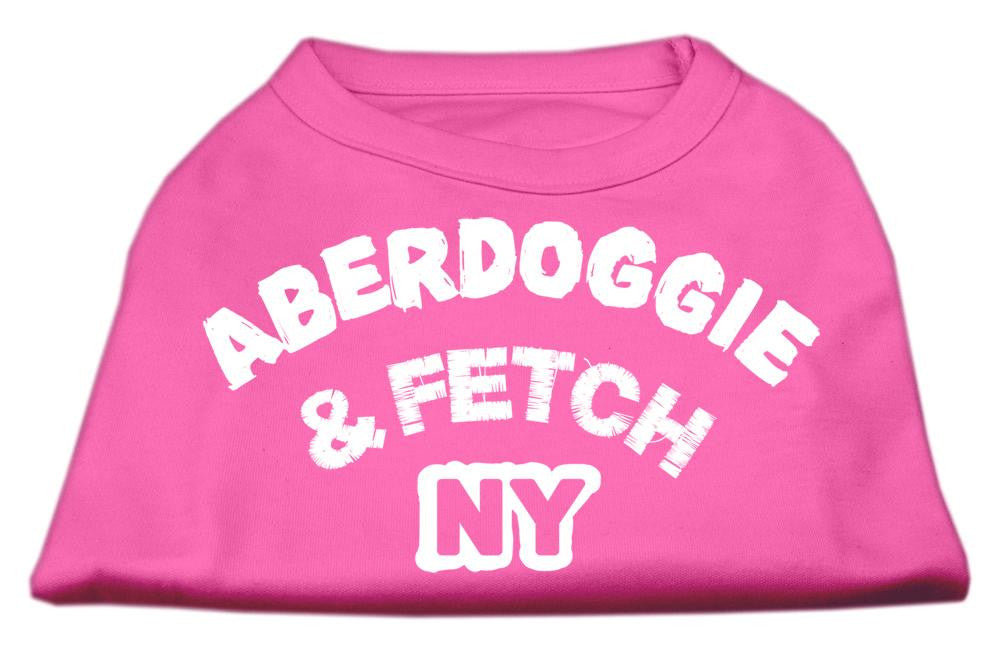 Aberdoggie NY Screenprint Shirts Bright Pink XXL (18)