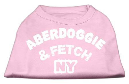 Aberdoggie NY Screenprint Shirts Light Pink XXXL (20)