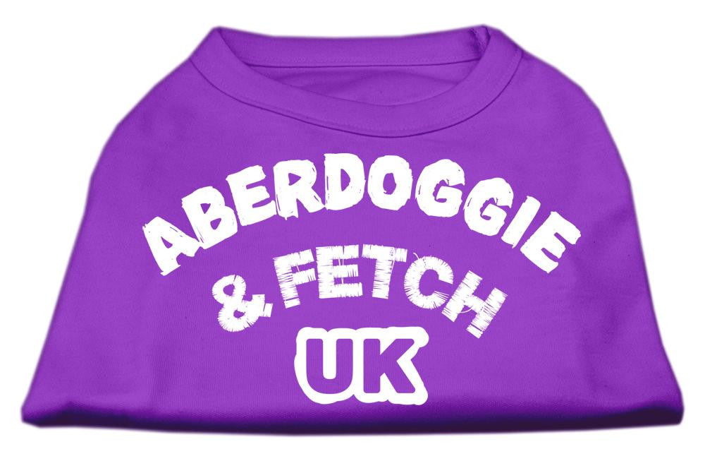 Aberdoggie UK Screenprint Shirts Purple Lg (14)