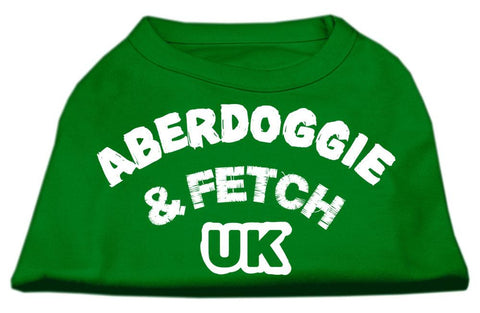 Aberdoggie UK Screenprint Shirts Emerald Green XS (8)