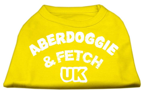 Aberdoggie UK Screenprint Shirts Yellow XXL (18)