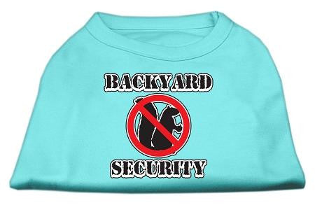 Backyard Security Screen Print Shirts Aqua XL (16)