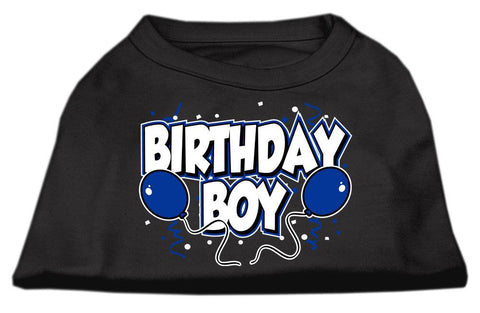 Birthday Boy Screen Print Shirts Black  XS (8)