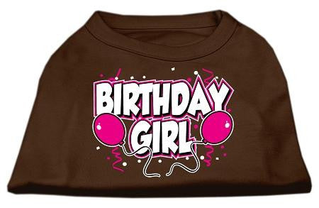 Birthday Girl Screen Print Shirts Brown XL (16)