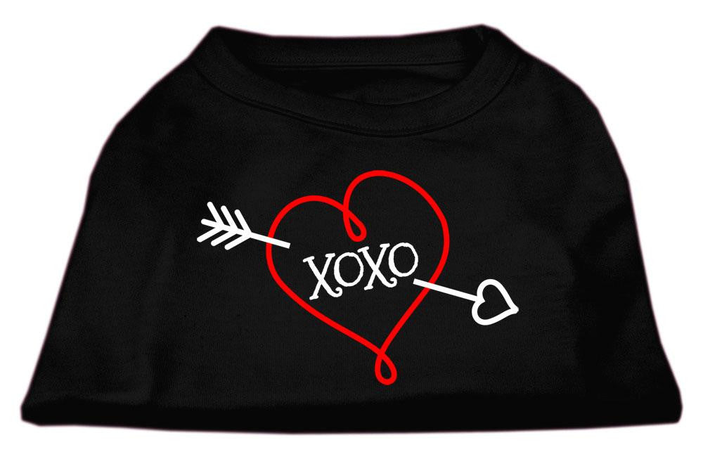 XOXO Screen Print Shirt Black Lg (14)