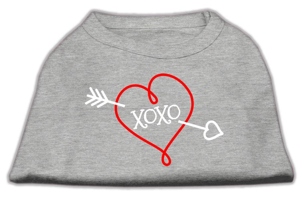 XOXO Screen Print Shirt Grey Lg (14)