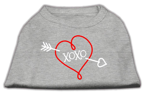 XOXO Screen Print Shirt Grey Lg (14)