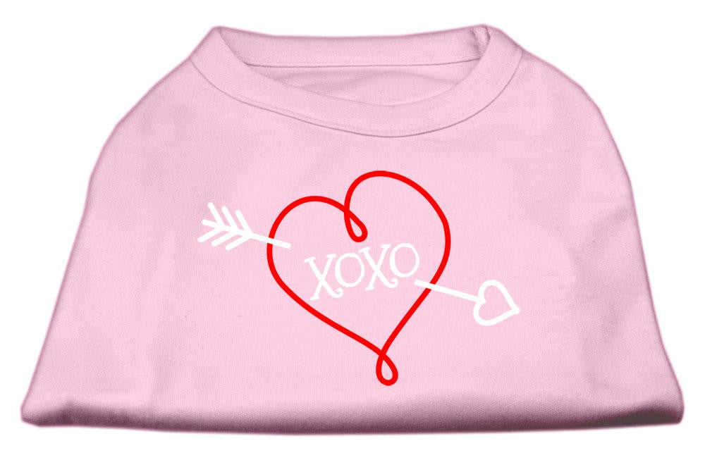 XOXO Screen Print Shirt Light Pink XS (8)