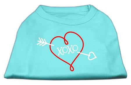 XOXO Screen Print Shirt Aqua XXL (18)