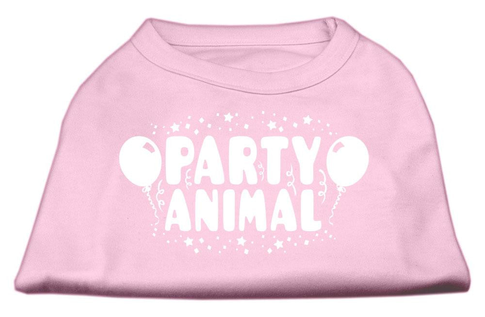 Party Animal Screen Print Shirt Light Pink Lg (14)