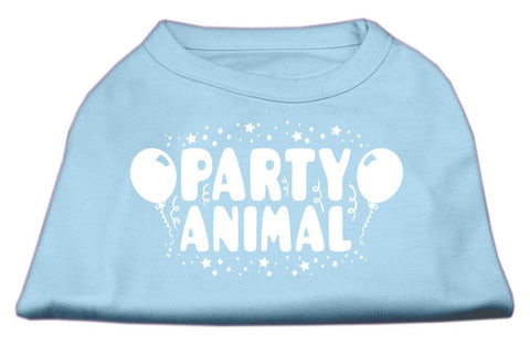 Party Animal Screen Print Shirt Baby Blue Med (12)