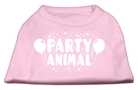 Party Animal Screen Print Shirt Light Pink Sm (10)