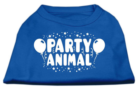 Party Animal Screen Print Shirt Blue XXL (18)