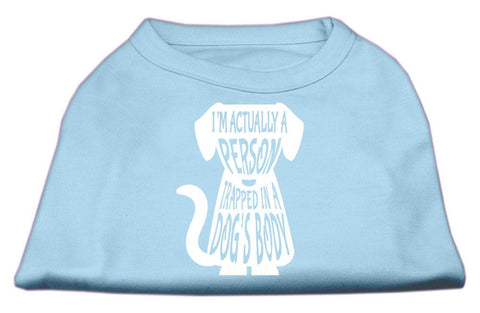 Trapped Screen Print Shirt Baby Blue XXXL (20)