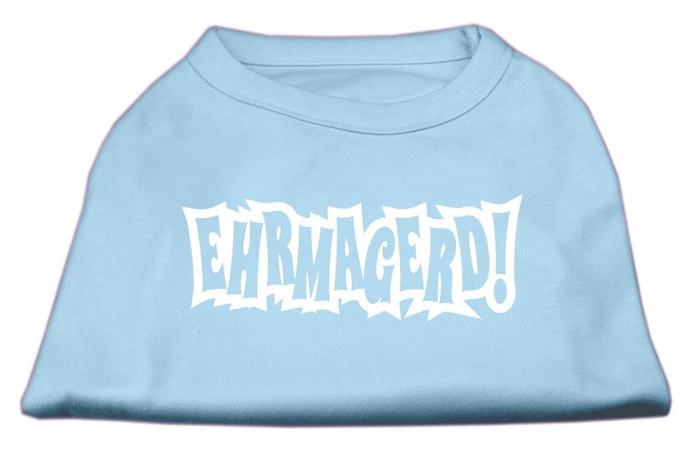 Ehrmagerd Screen Print Shirt Baby Blue Lg (14)