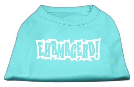 Ehrmagerd Screen Print Shirt Aqua XS (8)