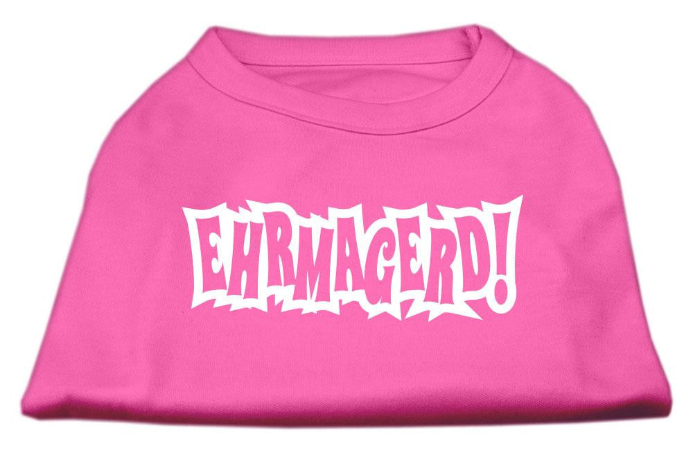 Ehrmagerd Screen Print Shirt Bright Pink XS (8)