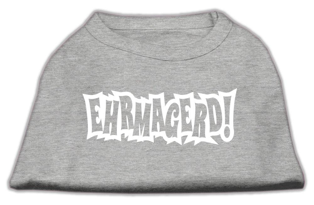 Ehrmagerd Screen Print Shirt Grey XS (8)