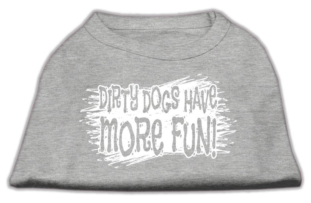 Dirty Dogs Screen Print Shirt Grey Lg (14)