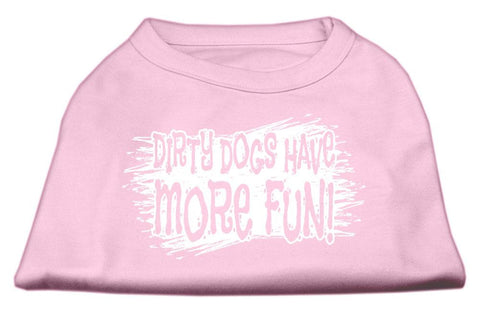 Dirty Dogs Screen Print Shirt Light Pink Lg (14)