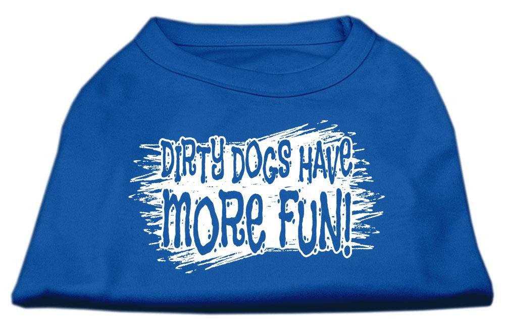 Dirty Dogs Screen Print Shirt Blue Sm (10)