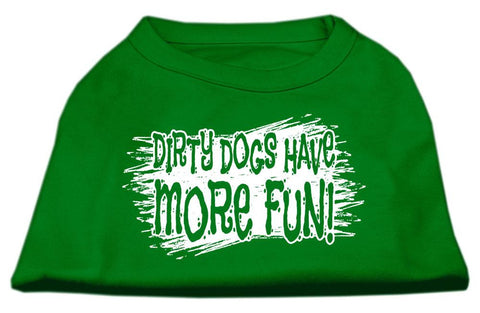 Dirty Dogs Screen Print Shirt Emerald Green Sm (10)