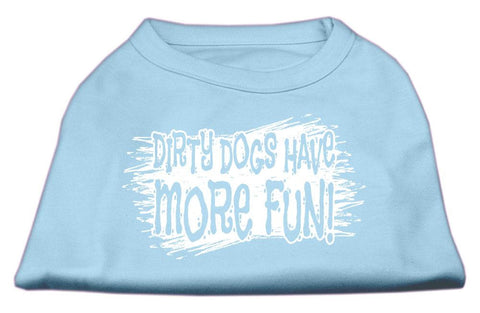 Dirty Dogs Screen Print Shirt Baby Blue XL (16)