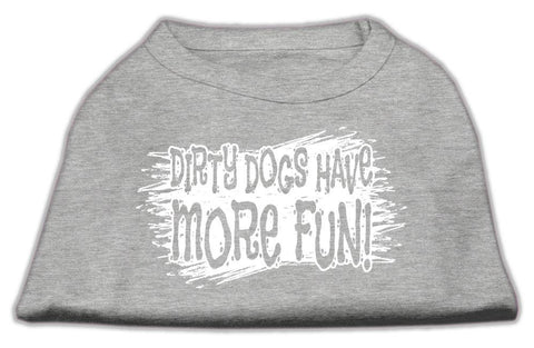 Dirty Dogs Screen Print Shirt Grey XS (8)