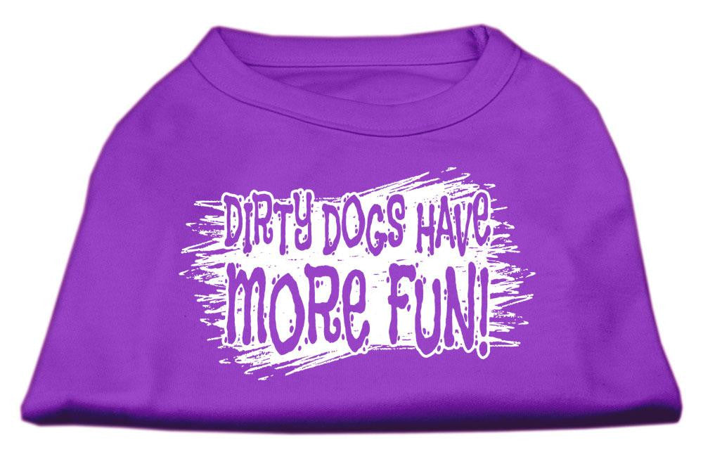 Dirty Dogs Screen Print Shirt Purple XS (8)