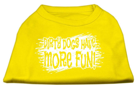 Dirty Dogs Screen Print Shirt Yellow XS (8)