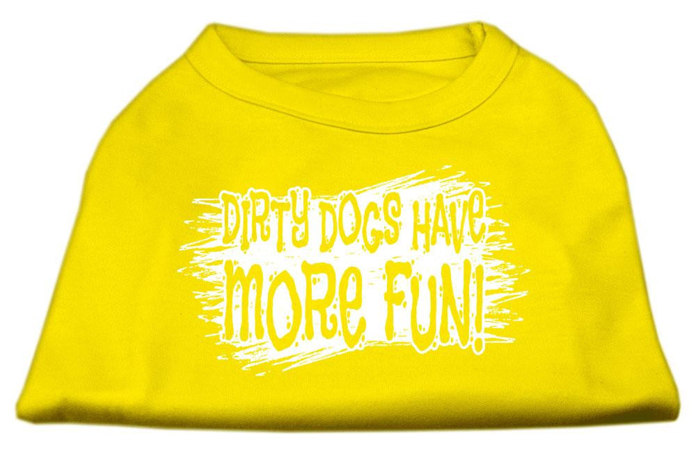 Dirty Dogs Screen Print Shirt Yellow XXL (18)