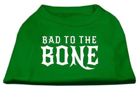 Bad to the Bone Dog Shirt Emerald Green XL (16)