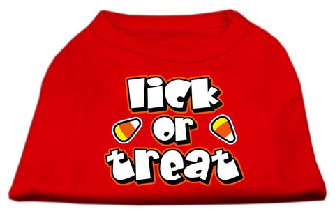 Lick Or Treat Screen Print Shirts Red S (10)