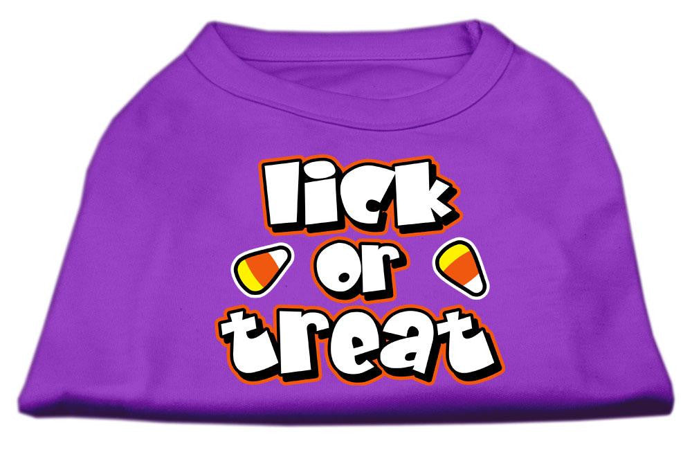 Lick Or Treat Screen Print Shirts Purple XL (16)