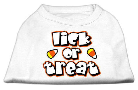 Lick Or Treat Screen Print Shirts White XXL (18)