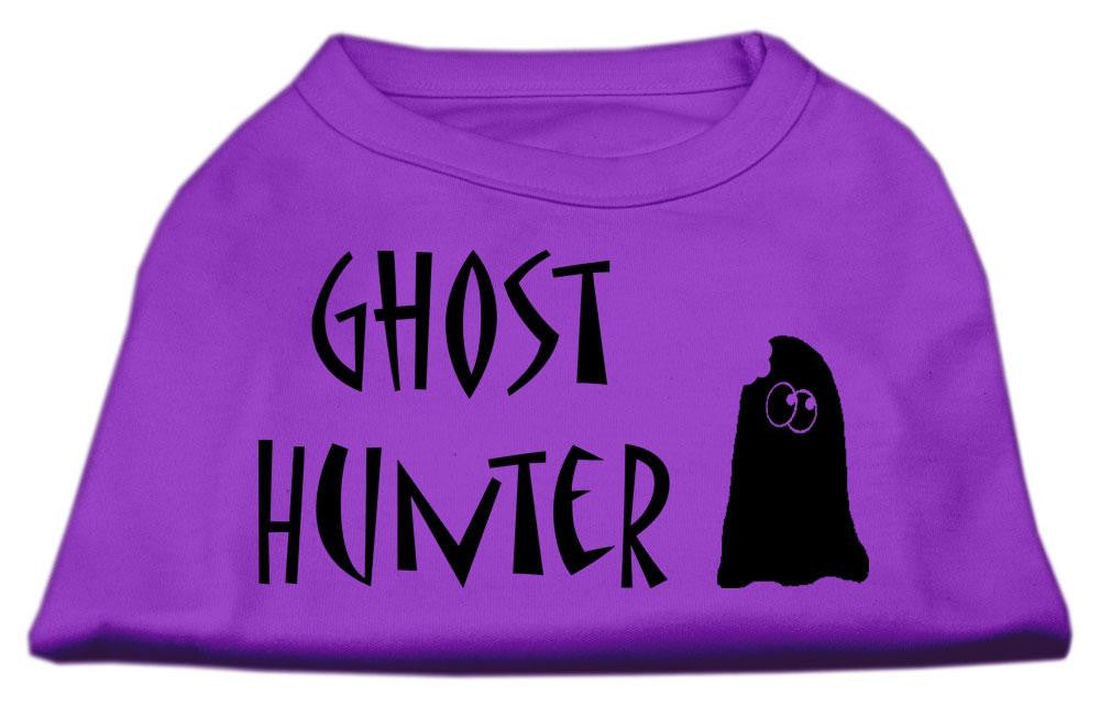 Ghost Hunter Screen Print Shirt Purple with Black Lettering XXL (18)