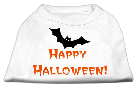 Happy Halloween Screen Print Shirts White XXXL (20)