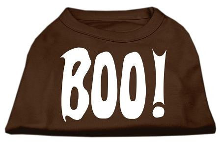 Boo! Screen Print Shirts Brown Med (12)