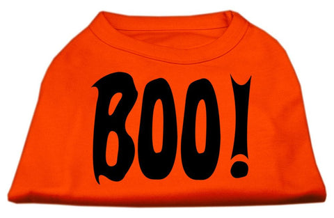 Boo! Screen Print Shirts Orange Sm (10)