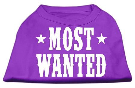 Most Wanted Screen Print Shirt Purple XXXL (20)