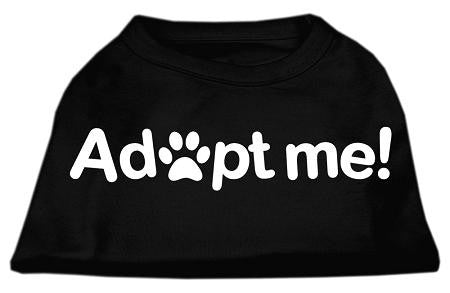 Adopt Me Screen Print Shirt Black  Lg (14)