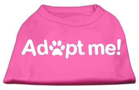 Adopt Me Screen Print Shirt Bright Pink XS (8)