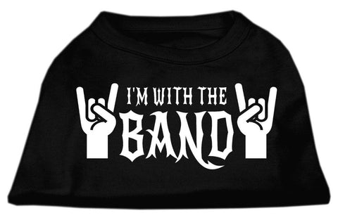 With the Band Screen Print Shirt Black  XS (8)