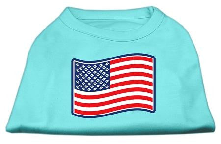 Paws and Stripes Screen Print Shirts  Aqua XL (16)