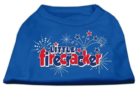 Little Firecracker Screen Print Shirts Blue Sm (10)