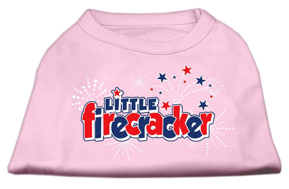 Little Firecracker Screen Print Shirts Light Pink S (10)