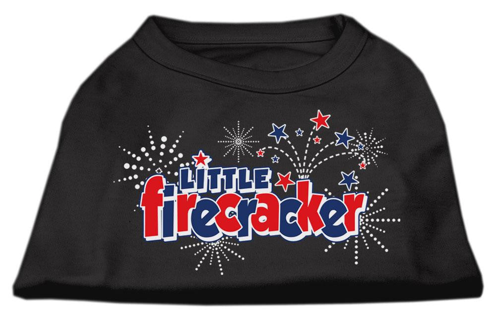 Little Firecracker Screen Print Shirts Black XS (8)