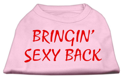 Bringin' Sexy Back Screen Print Shirts Pink Lg (14)