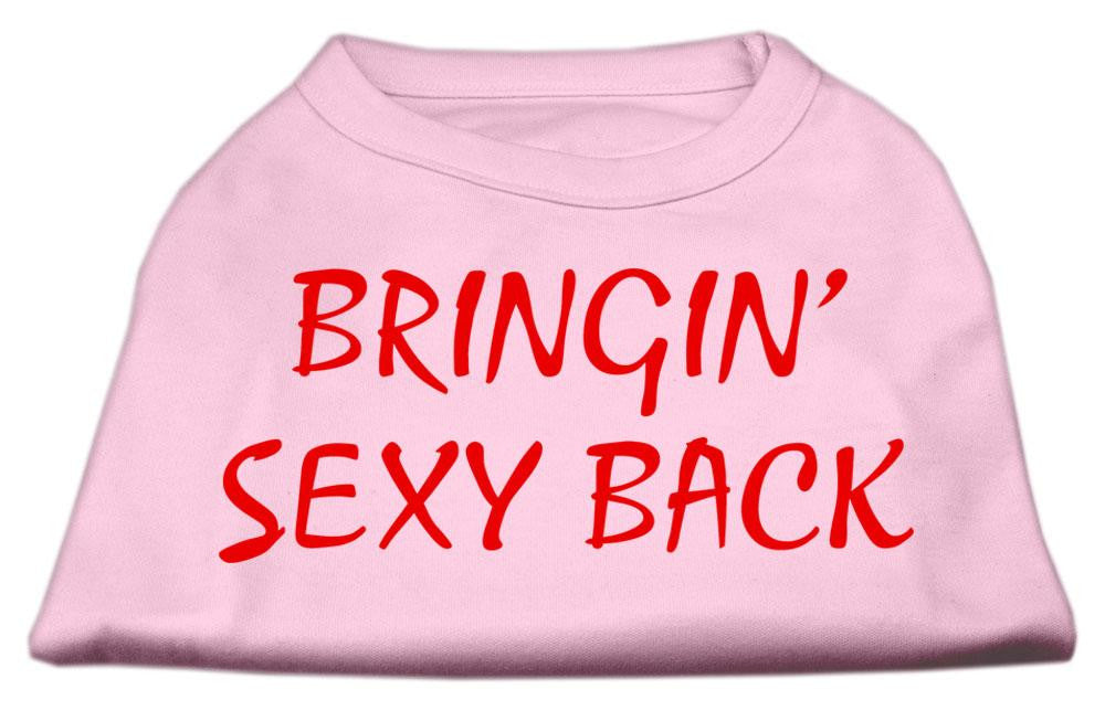 Bringin' Sexy Back Screen Print Shirts Pink Sm (10)